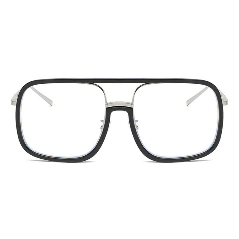 Spykay™ EG26683 Anti-blue Light Flat Top Square Frame Double Bridges Glasses