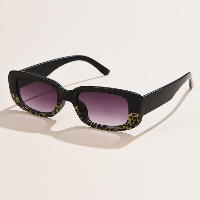 Spykay™ SG60996 Rectangle Small Thick Frame Vintage Sunglasses