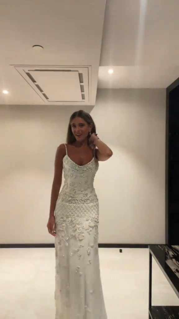 White Embellished Maxi Dress