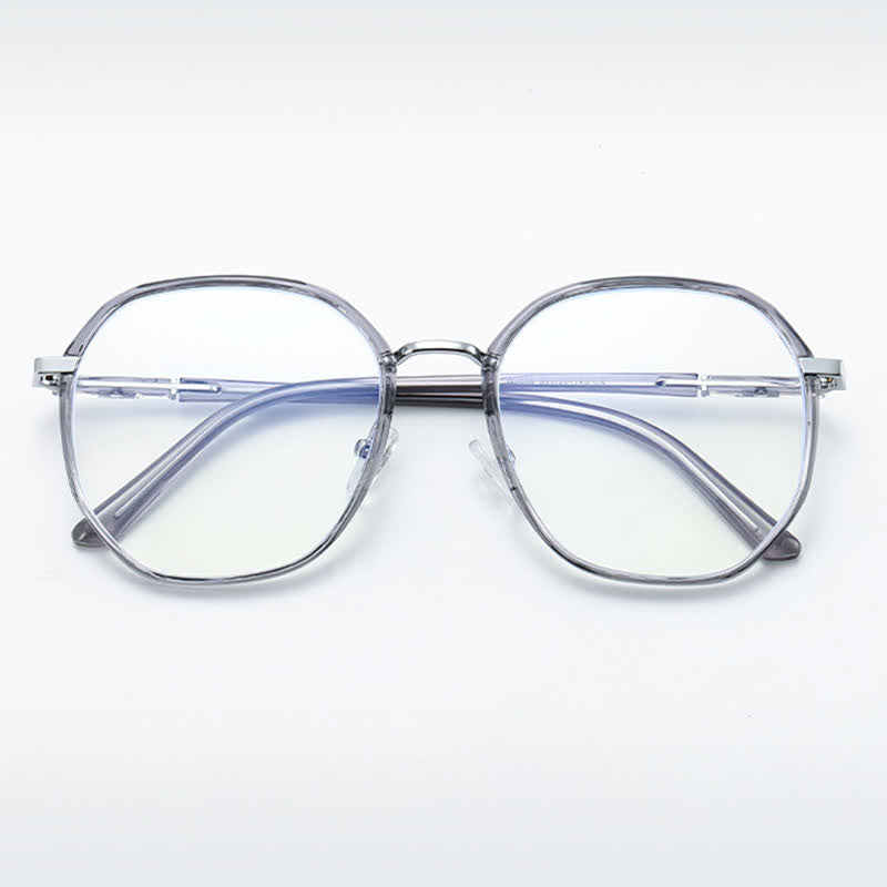 Spykay™ EG26793 Classic Geometric Large Frame Anti-blue Light Glasses