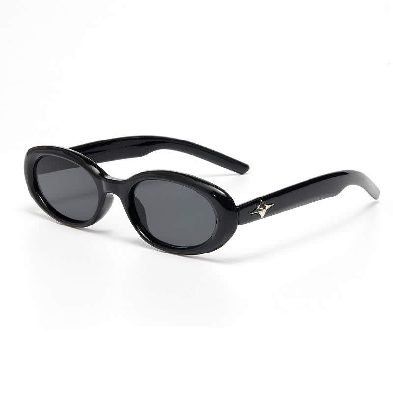 Spykay™ SG60719 Star Design Oval Frames Hipster Sunglasses