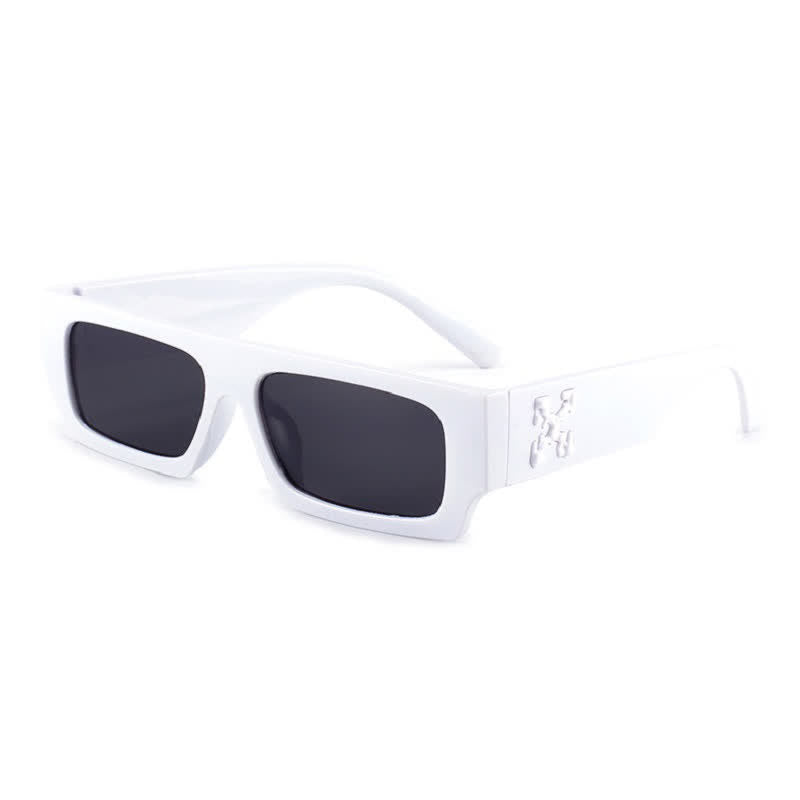 Spykay™ SG60844 Fashion 'X' Design Rectangle Small Frame Sunglasses