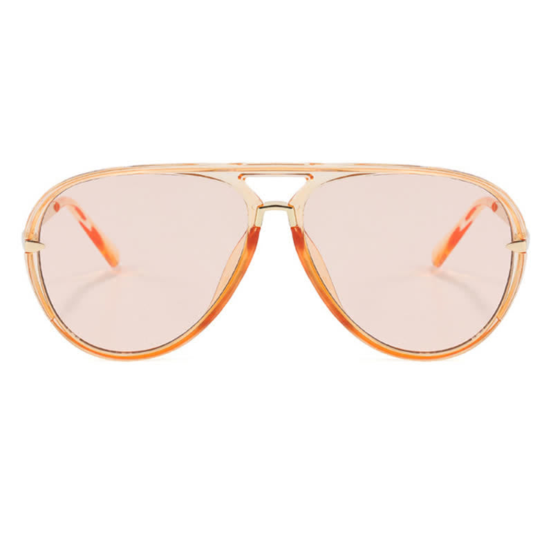 Spykay™ SG60723 Double Bridges Fashion Aviator Sunglasses