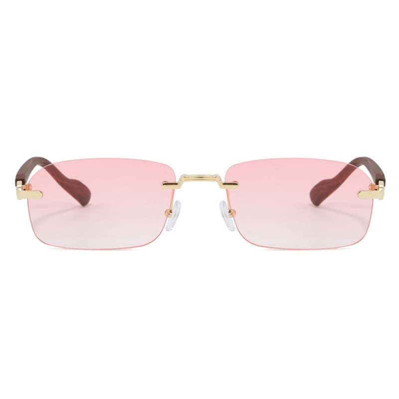 Spykay™ SG60831 Women's Rectangle Frame Rimless Sunglasses