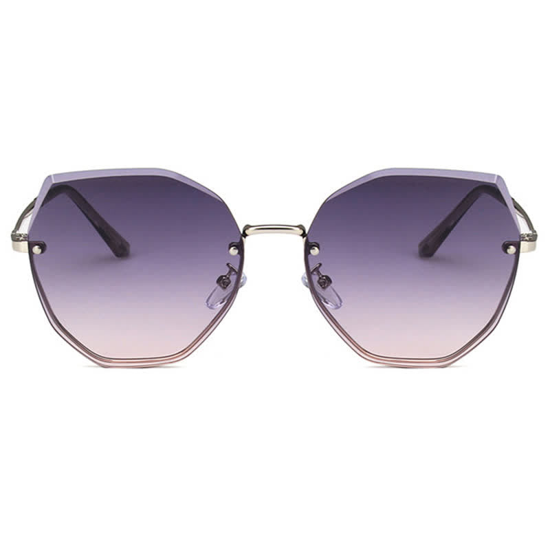Spykay™ SG60900 Geometric Rimless Tinted Sunglasses