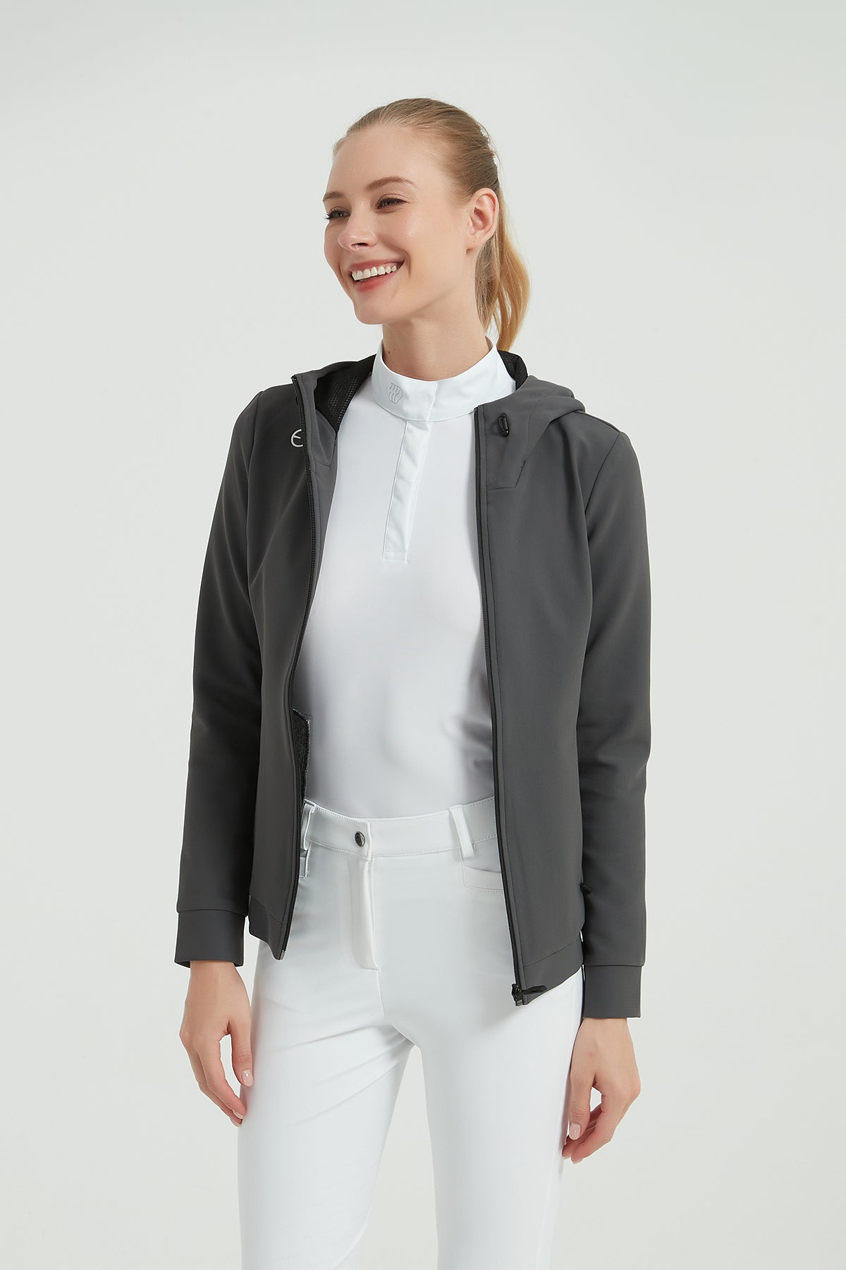 Ladies' Mesh Laminated Fabric Jacket