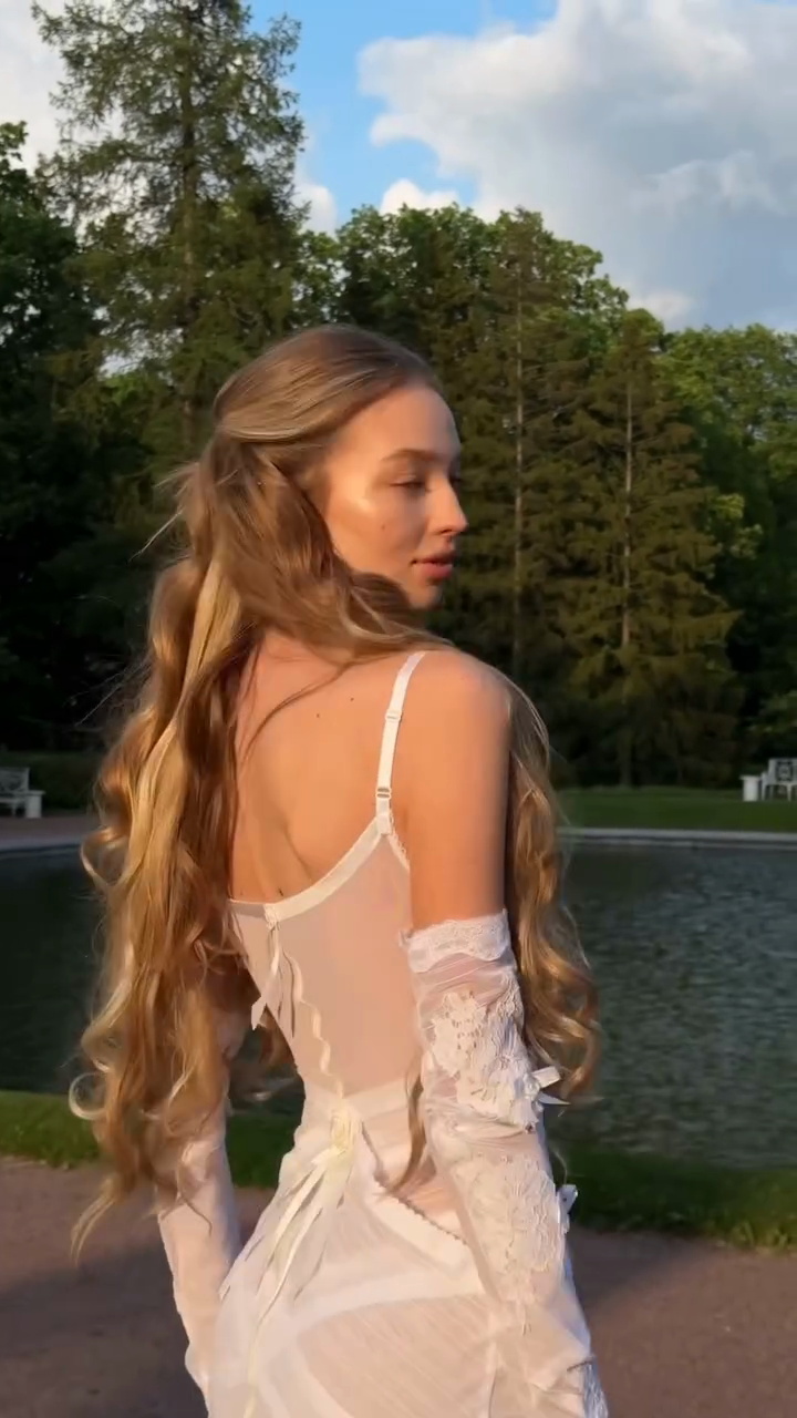 Sheer White Strappy Maxi Dress