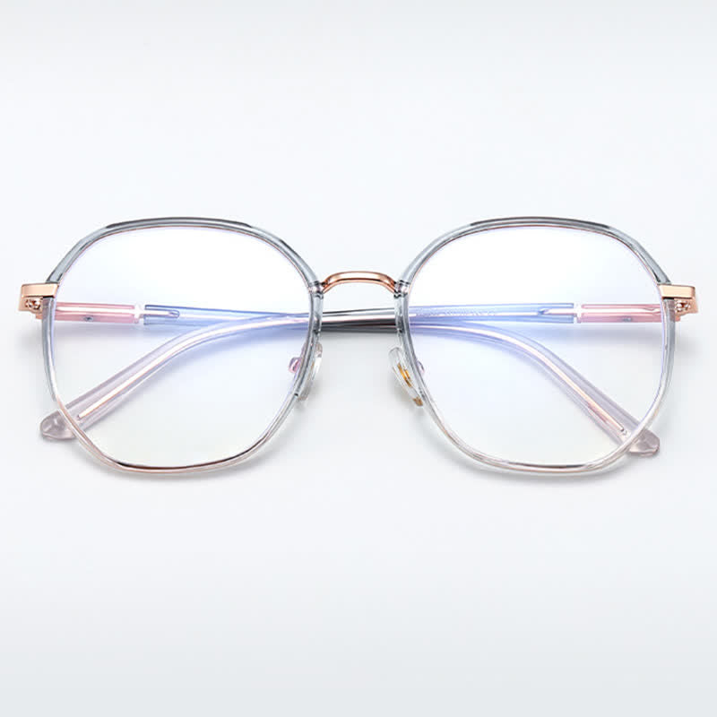 Spykay™ EG26793 Classic Geometric Large Frame Anti-blue Light Glasses