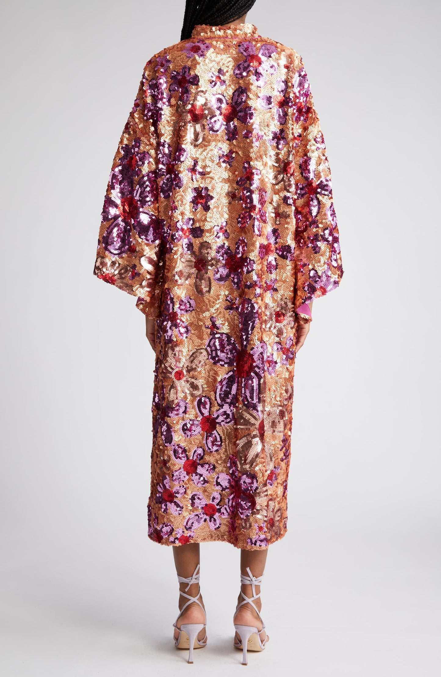 Sequin - Embroidered Midi Dress