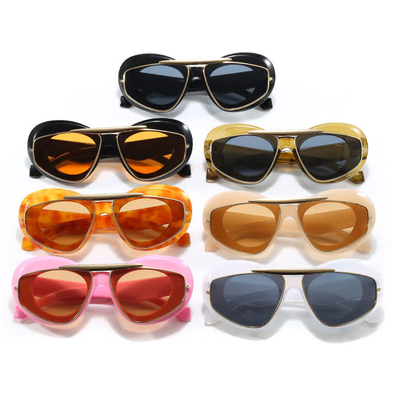 Spykay™ SG60876 Y2K Vintage Cat-Eye Trendy Aviator Sunglasses