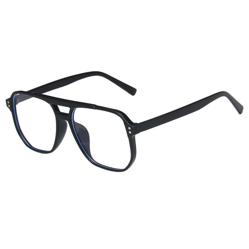 Spykay™ EG26676 Double Bridges Square Frames Anti-blue Light Eyeglasses