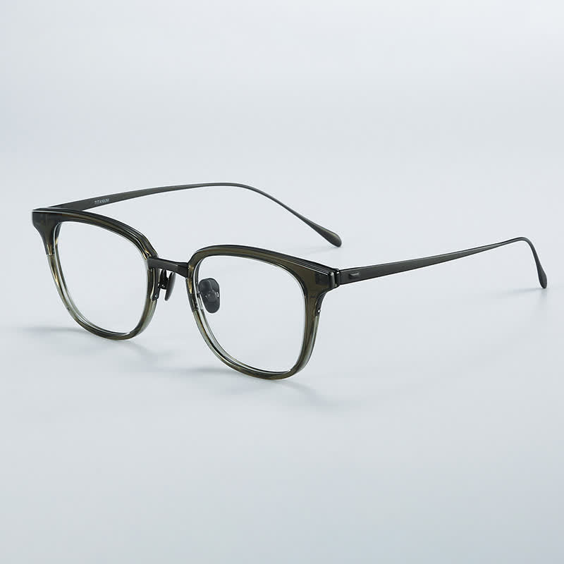 Spykay™ EG26727 Square Titanium Frame Anti-blue Light Glasses For Men