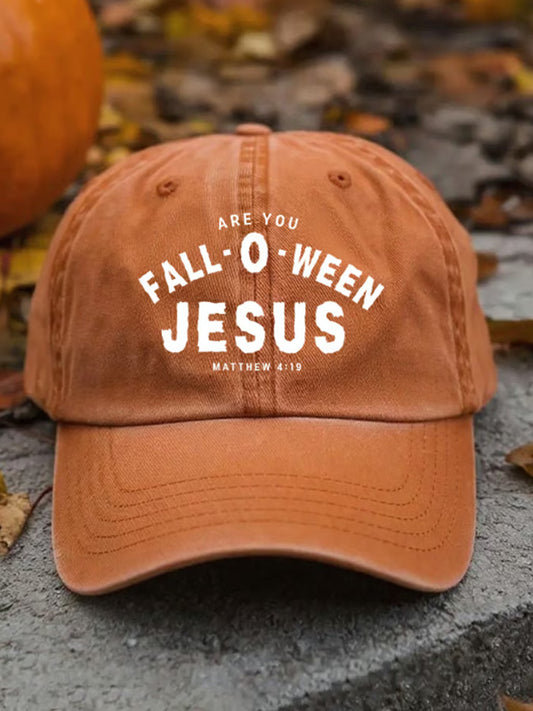 Unisex Are You Fall-o-ween Jesus Baseball Cap