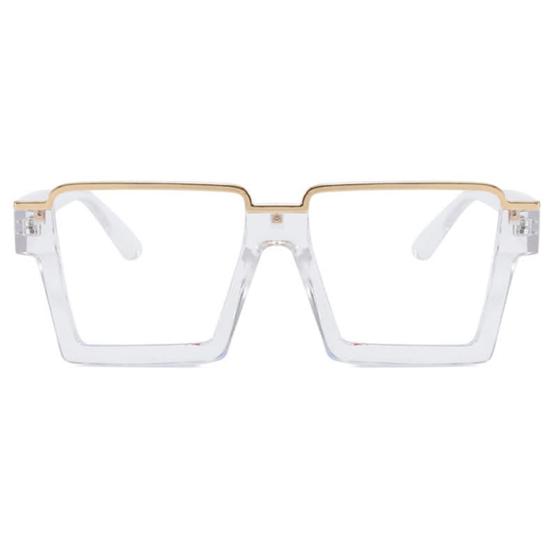 Spykay™ EG26785 Square Frame Trendy Semi-Rimless Anti-blue Light Glasses