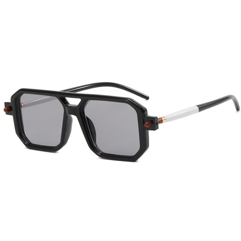 Spykay™ SG60869 Double Bridges Square Frame Sunglasses