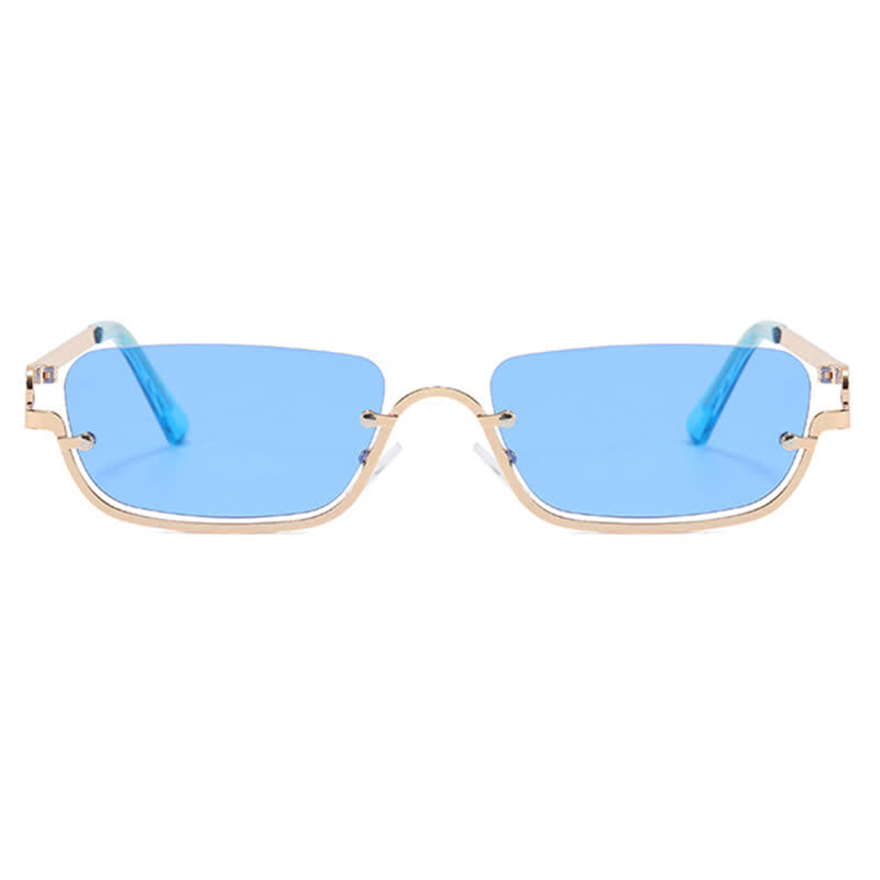 Spykay™ SG60874 Trendy Semi-Rimless Rectangle Frame Sunglasses