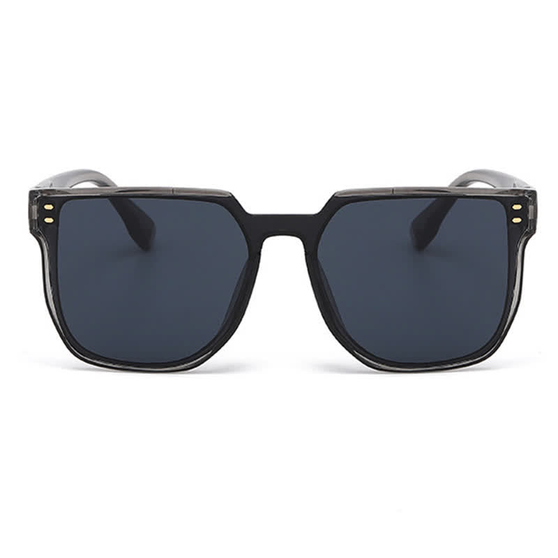 Spykay™ SG60739 Mirror Lens Square Frame Driving Sunglasses