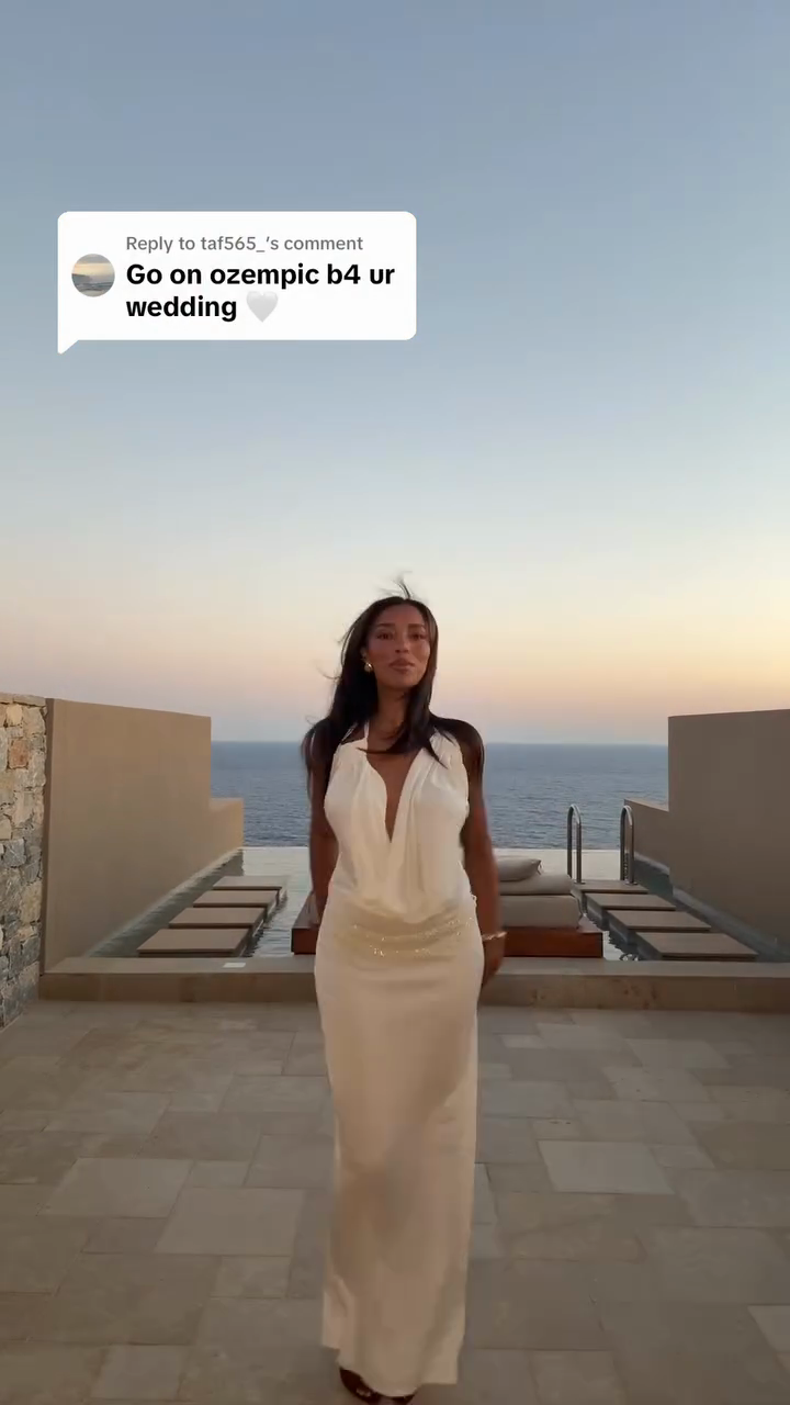 White Cowl - Neck Halter Maxi Dress