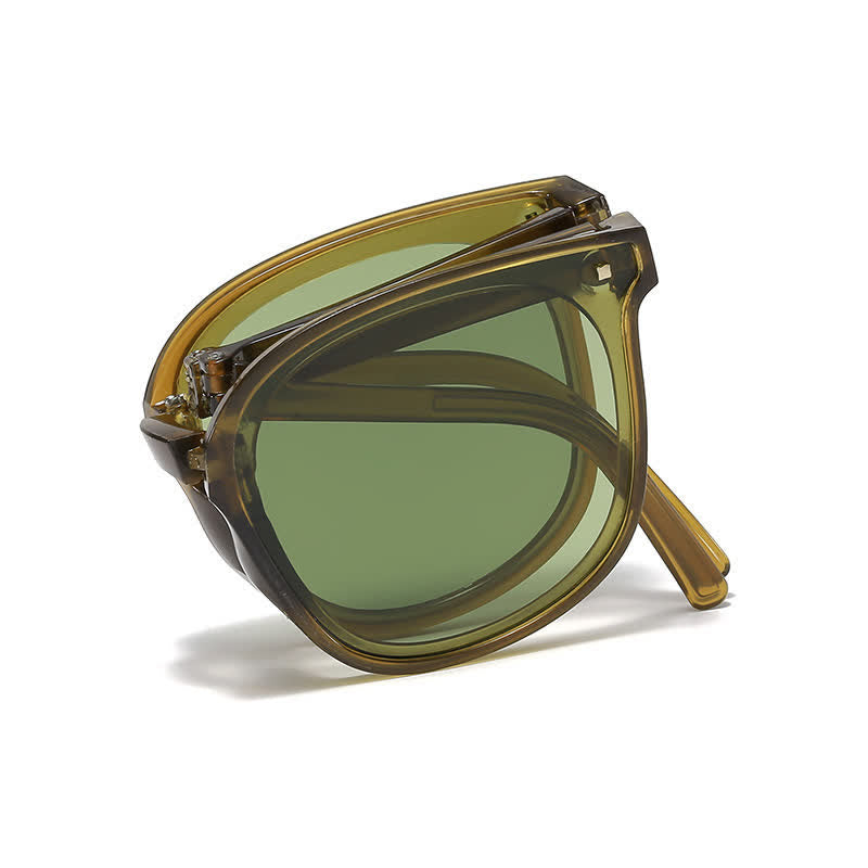 Spykay™ SG60717 Unisex Square Frame Foldable Sunglasses