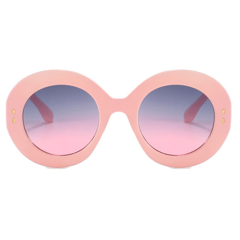 Spykay™ SG60923 Simple Oversized Round Frame Trendy Sunglasses