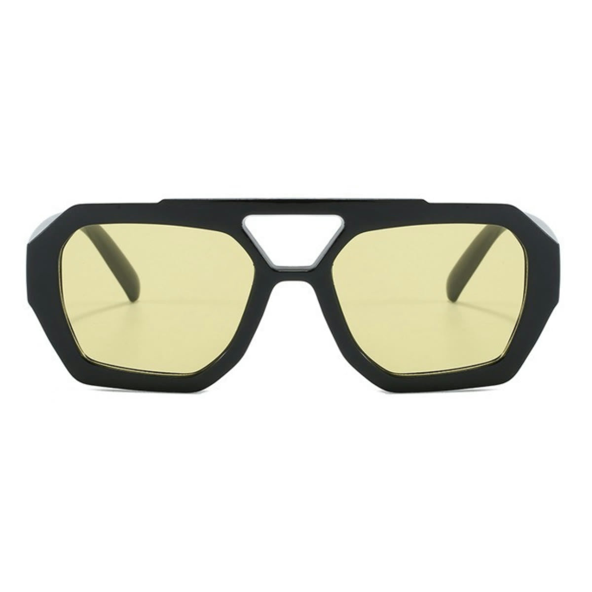 Spykay™ SG1024 Unique Double Bar Irregular Personality Retro Sunglasses