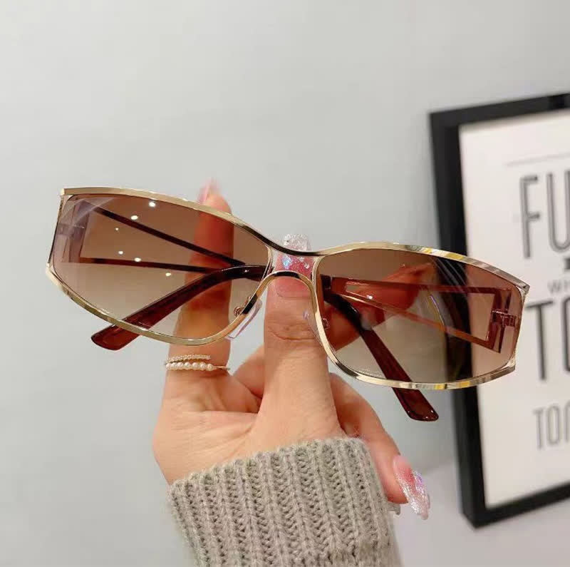 Spykay™ SG60760 Y2K Hollow Out Temples Retro- Vintage Sunglasses