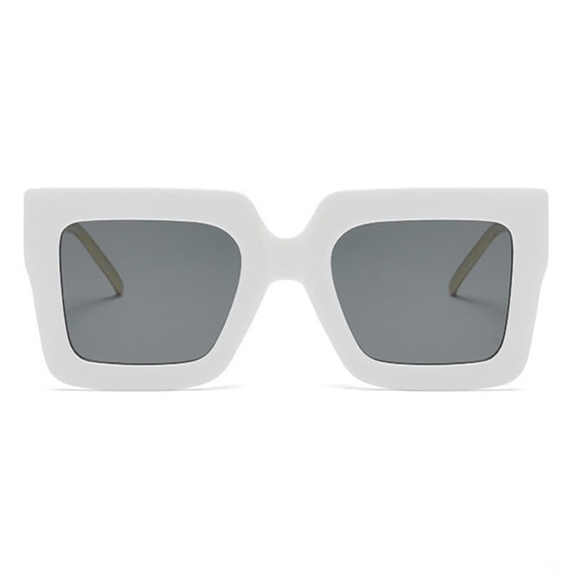 Spykay™ SG60931 Square Oversized Frame Chain Temples Hipster Sunglasses