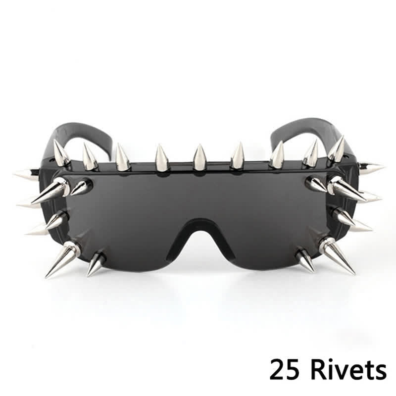 Spykay™ SG60834 Rivet Decor Y2K Cyberpunk Hipster Sunglasses