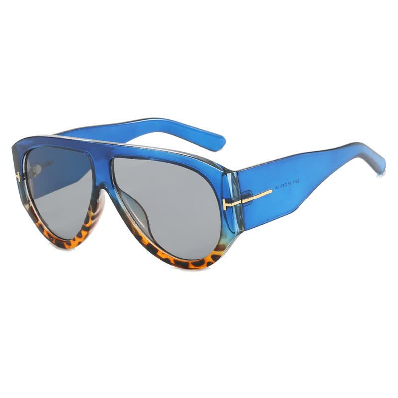 Spykay™ SG60664 'T' Design Toad Frame Aviator Sunglasses