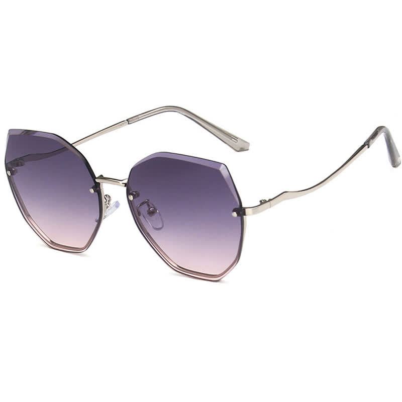 Spykay™ SG60900 Geometric Rimless Tinted Sunglasses