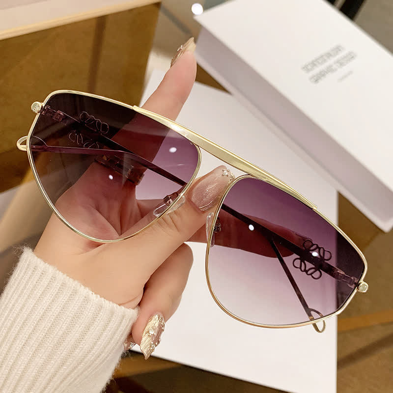 Spykay™ SG60906 Hollow-out Irregular Aviator Sunglasses