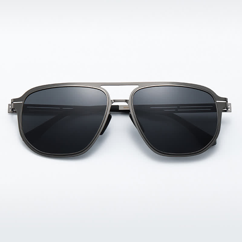 Spykay™ SG60939 Double Bridges Polarized Lightweight Aviator Sunglasses for Driving
