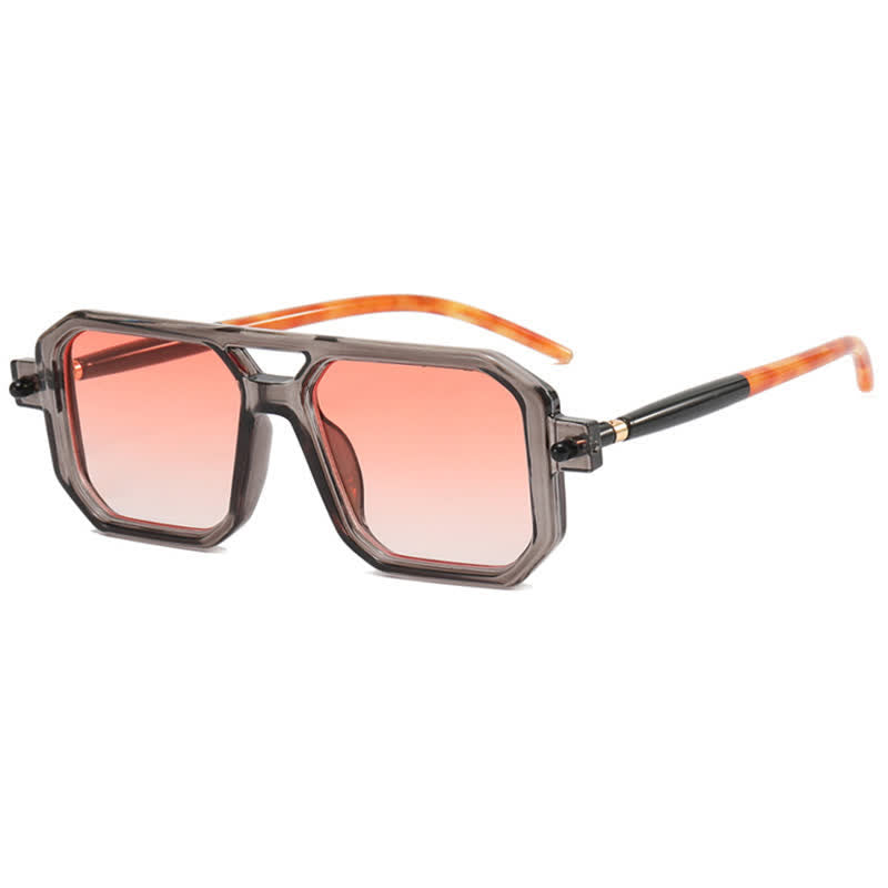 Spykay™ SG60869 Double Bridges Square Frame Sunglasses