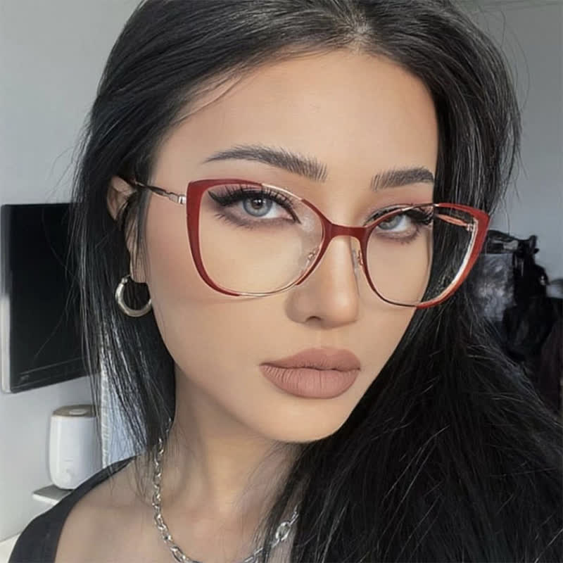 Spykay™ EG26752 Women's Cat-Eye Frame Hipster Glasses