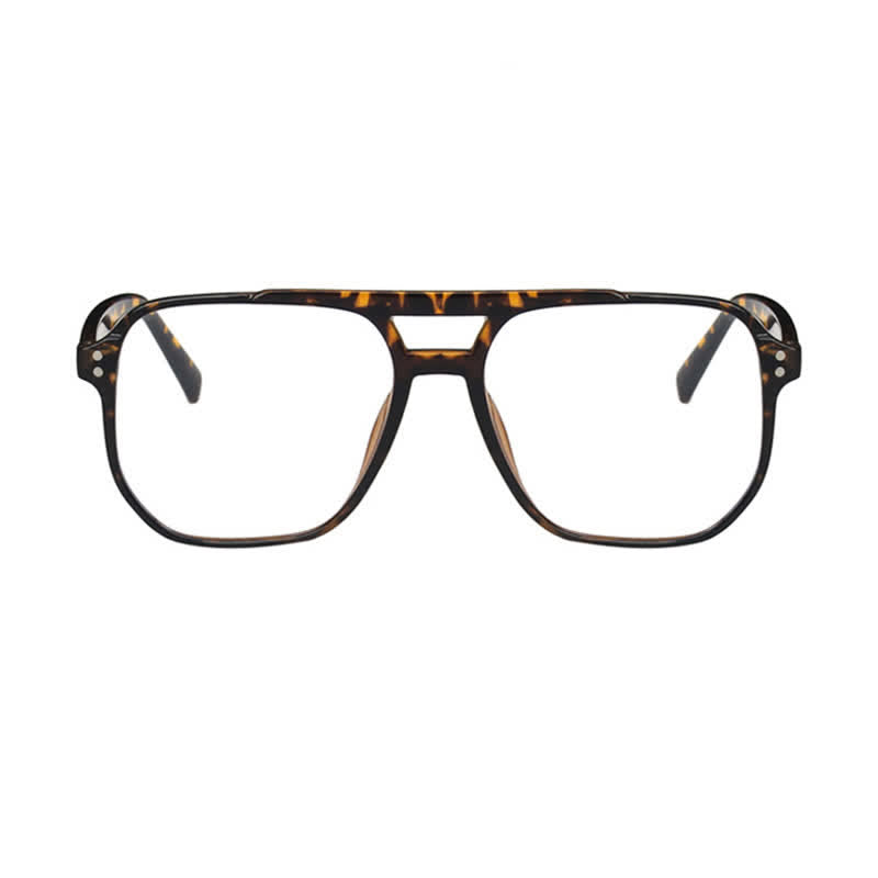 Spykay™ EG26676 Double Bridges Square Frames Anti-blue Light Eyeglasses