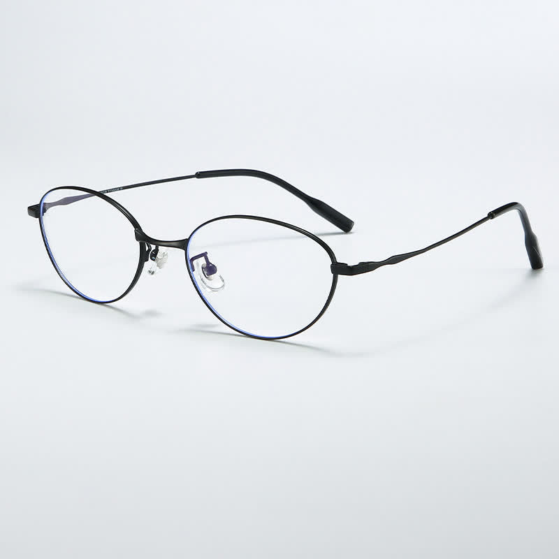 Spykay™ EG26709 Cat-Eye Titanium Frame Hipster Anti-blue Light Glasses