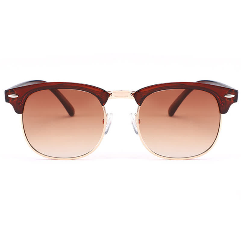 Spykay™ SG60929 Semi-Rimless Polarized Square Frame Browline Sunglasses for Fishing&Driving