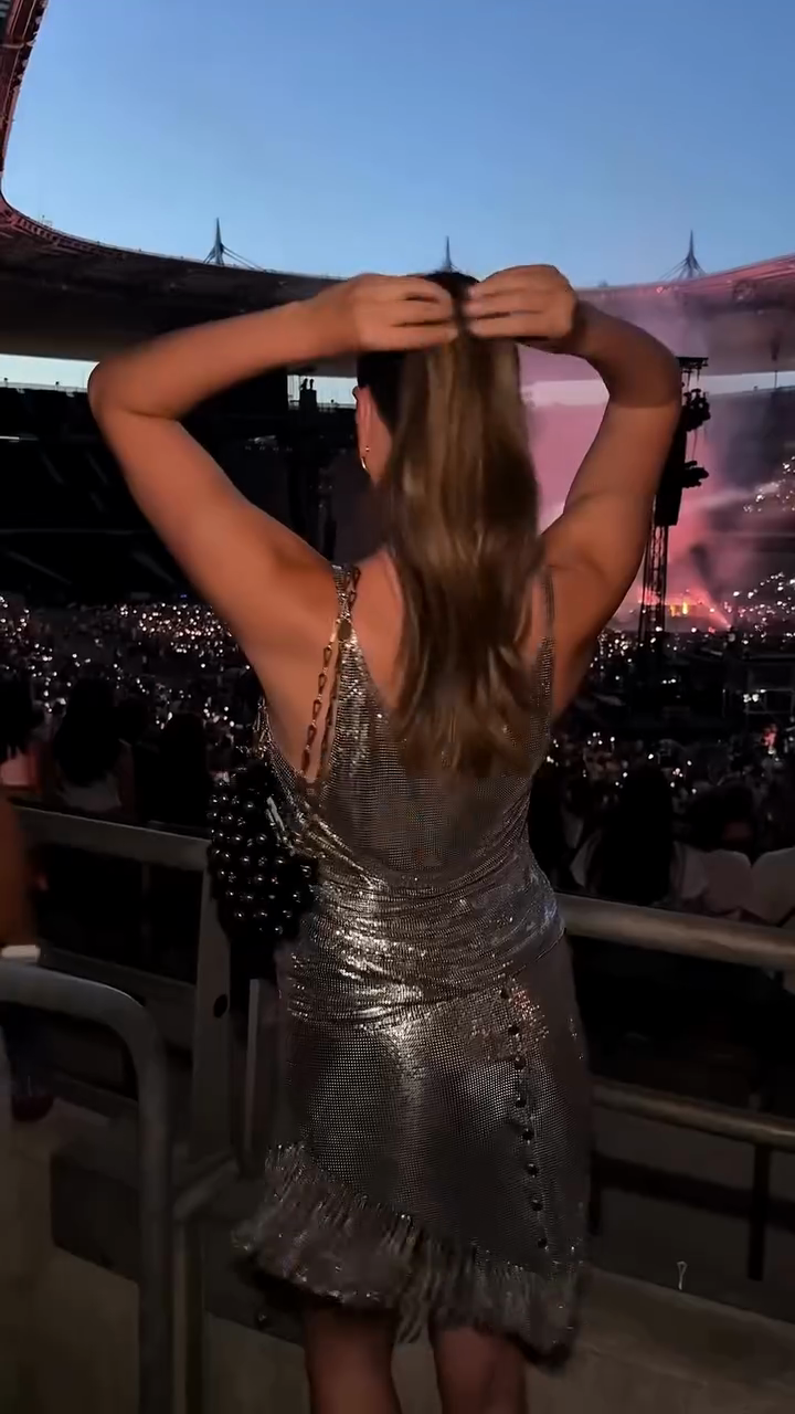 Silver Chainmail Fringe Mini Dress