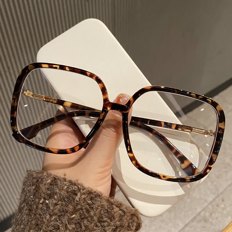 Spykay™ EG26770 Square Frame Classic Oversized Anti-blue Light Glasses