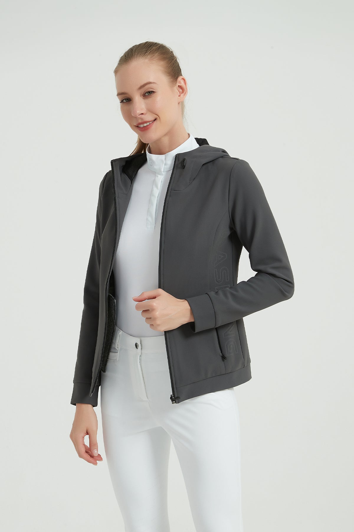 Ladies' Mesh Laminated Fabric Jacket