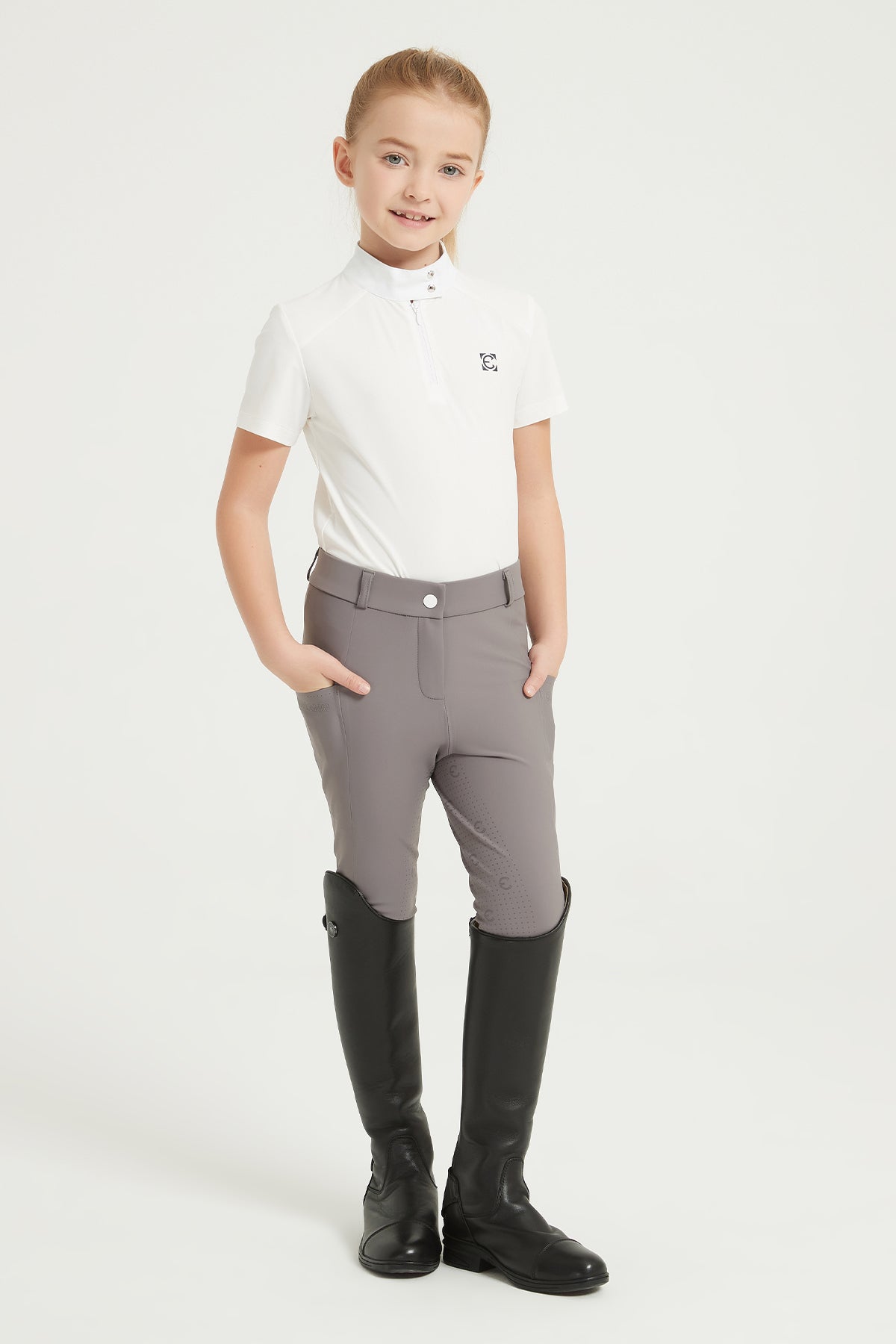 Kids' Unisex Full Grip Breeches
