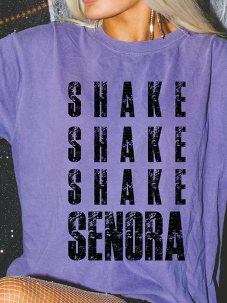 Shake Shake Shake Se Ora Halloween Art Vintage Washed T Shirt