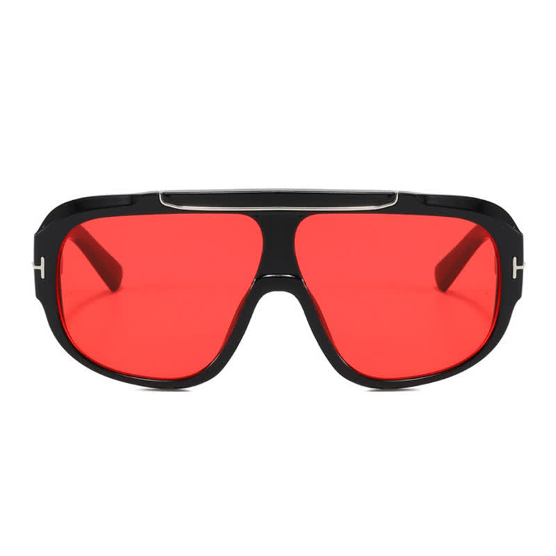 Spykay™ SG60883 'T' Design Oversized Aviator Sunglasses