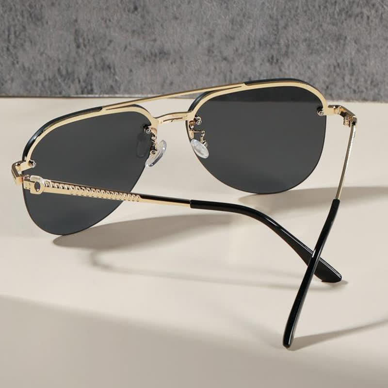 Spykay™ SG1019 Aviator Frame Double Bridges Driving Sunglasses
