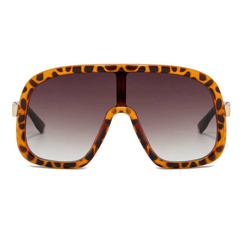 Spykay™ SG60952 Flat Top Double Bridges Oversized Trendy Aviator Sunglasses