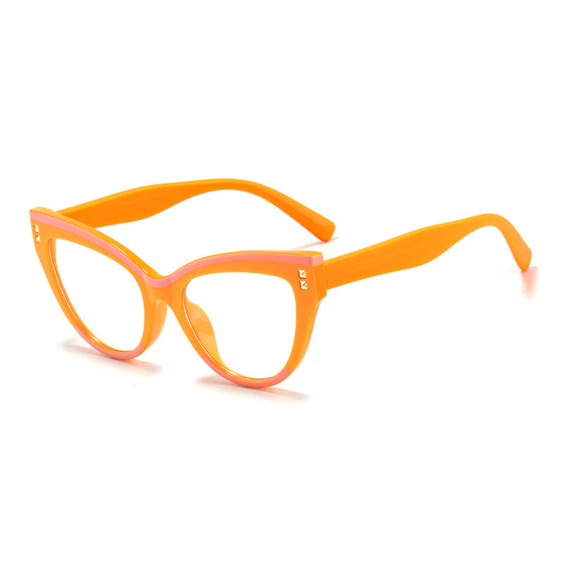Spykay™ EG26691 Cat-Eye Colorblock Anti-blue Light Glasses