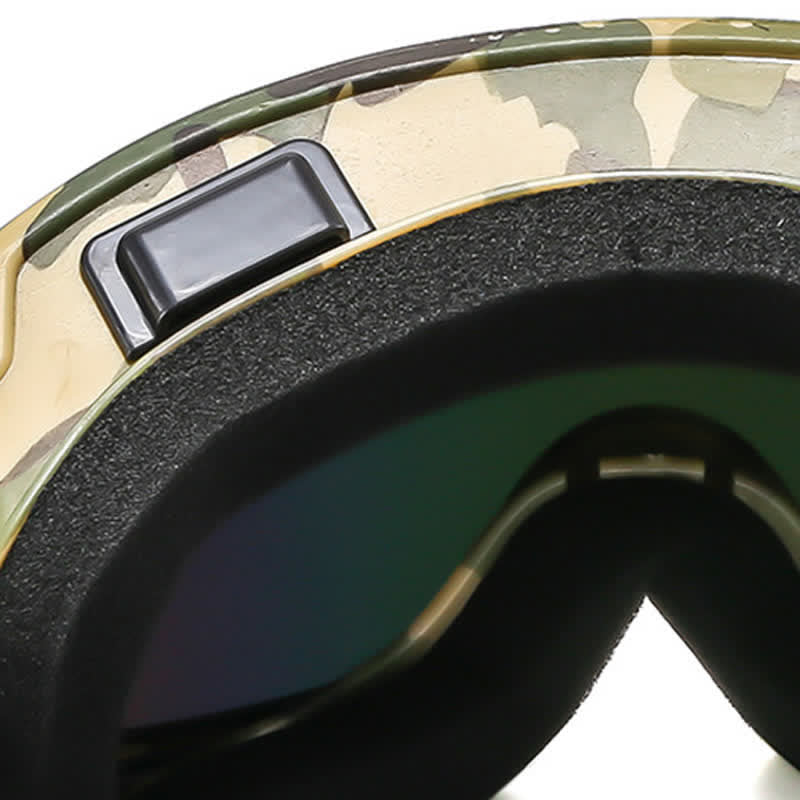 Spykay™ SG61046 Camouflage Print Unisex Windproof Motorcycle Goggle, Ski Goggles For Outdoor Activities