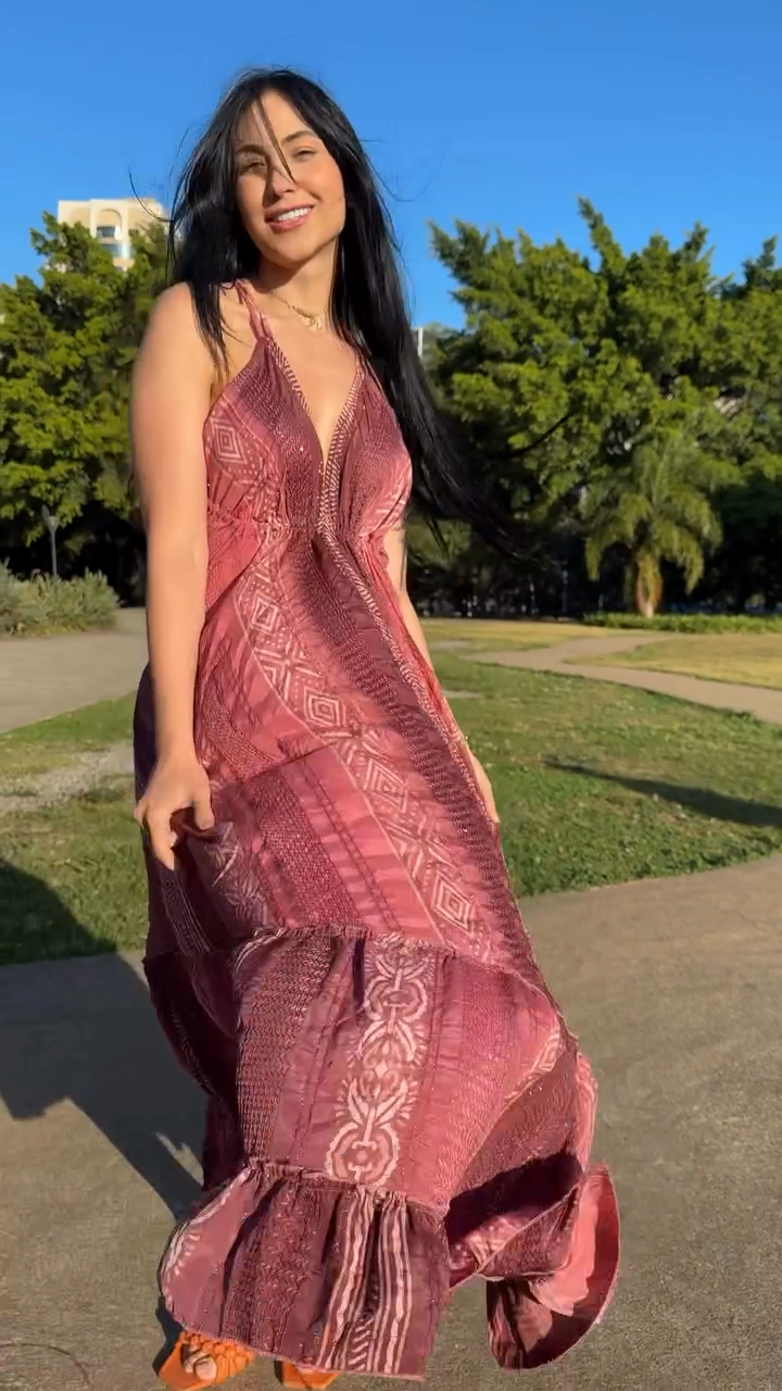 Pink Bohemian - Style Maxi Dress