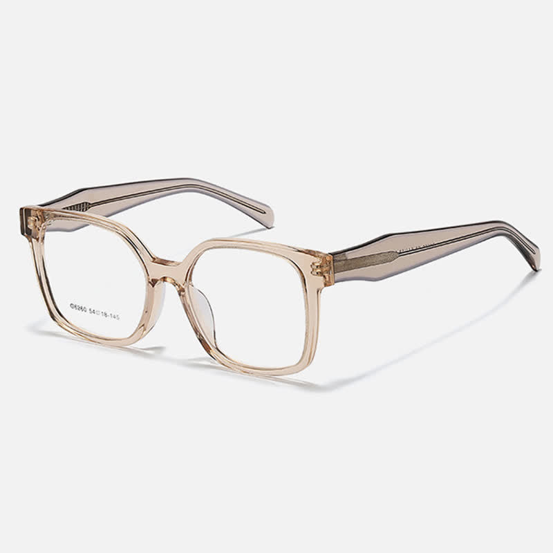 Spykay™ EG26789 Tortoise Shell Pattern Classic Square Frame Anti-blue Light Glasses