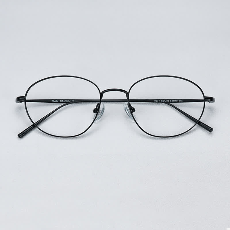 Spykay™ EG26707 Lightweight Titanium Oval Frame Anti-blue Light Glasses For Reading